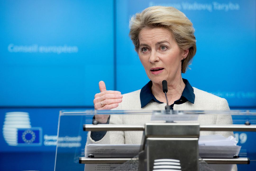 La presidenta de la Comisión Europea, Úrsula von der Leyen
