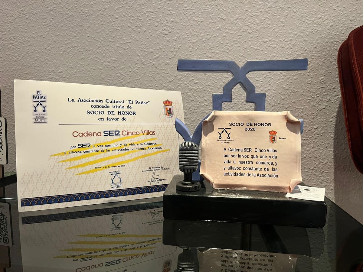 Cadena SER Cinco Villas, Socio de Honor de El Patiaz