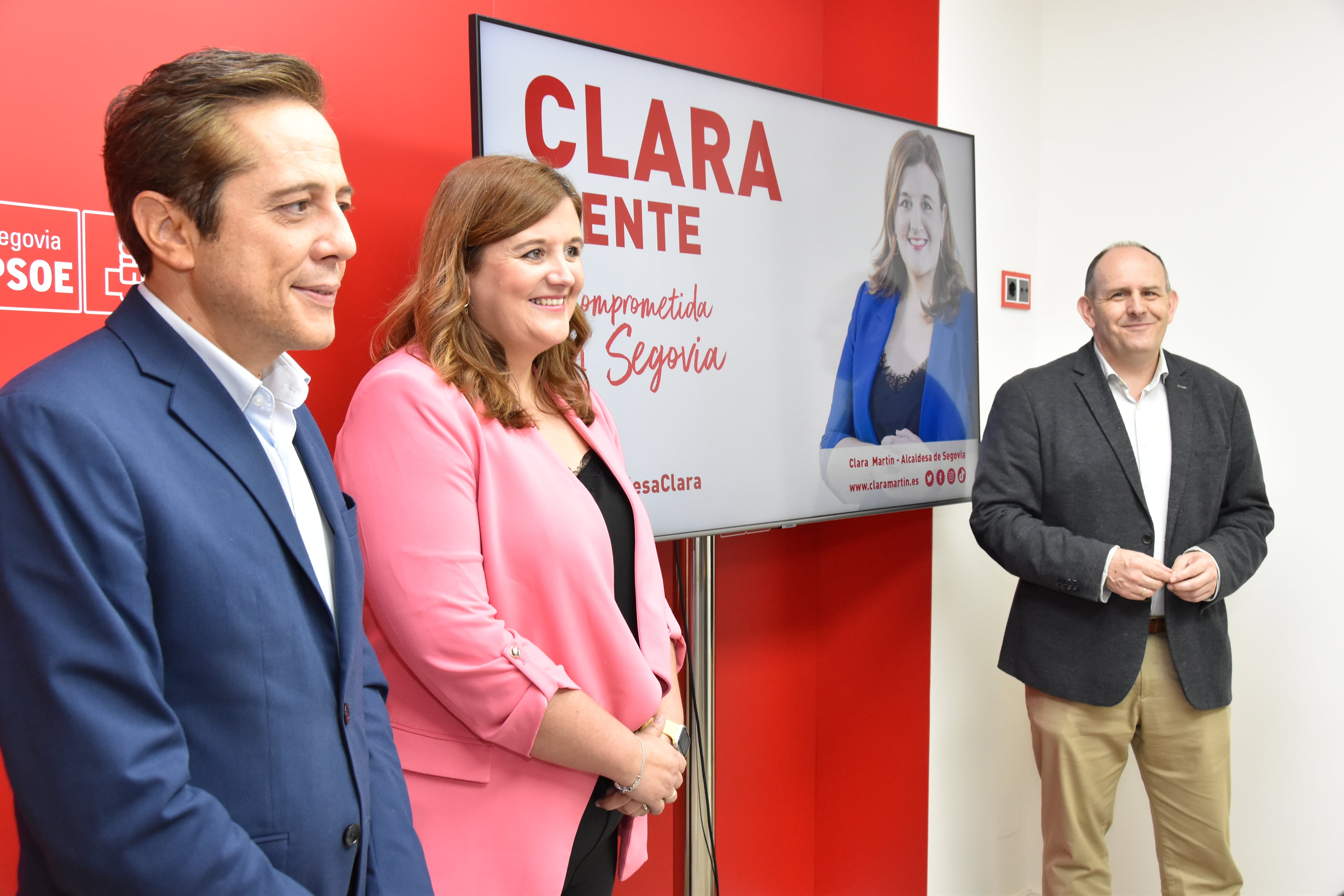 Presentación oficial lista PSOE para las elecciones municipales de Segovia