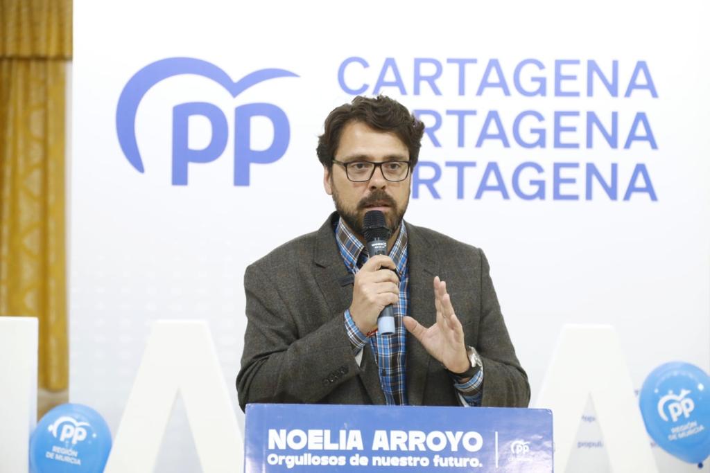 Álvaro Valdés, portavoz del PP en Cartagena