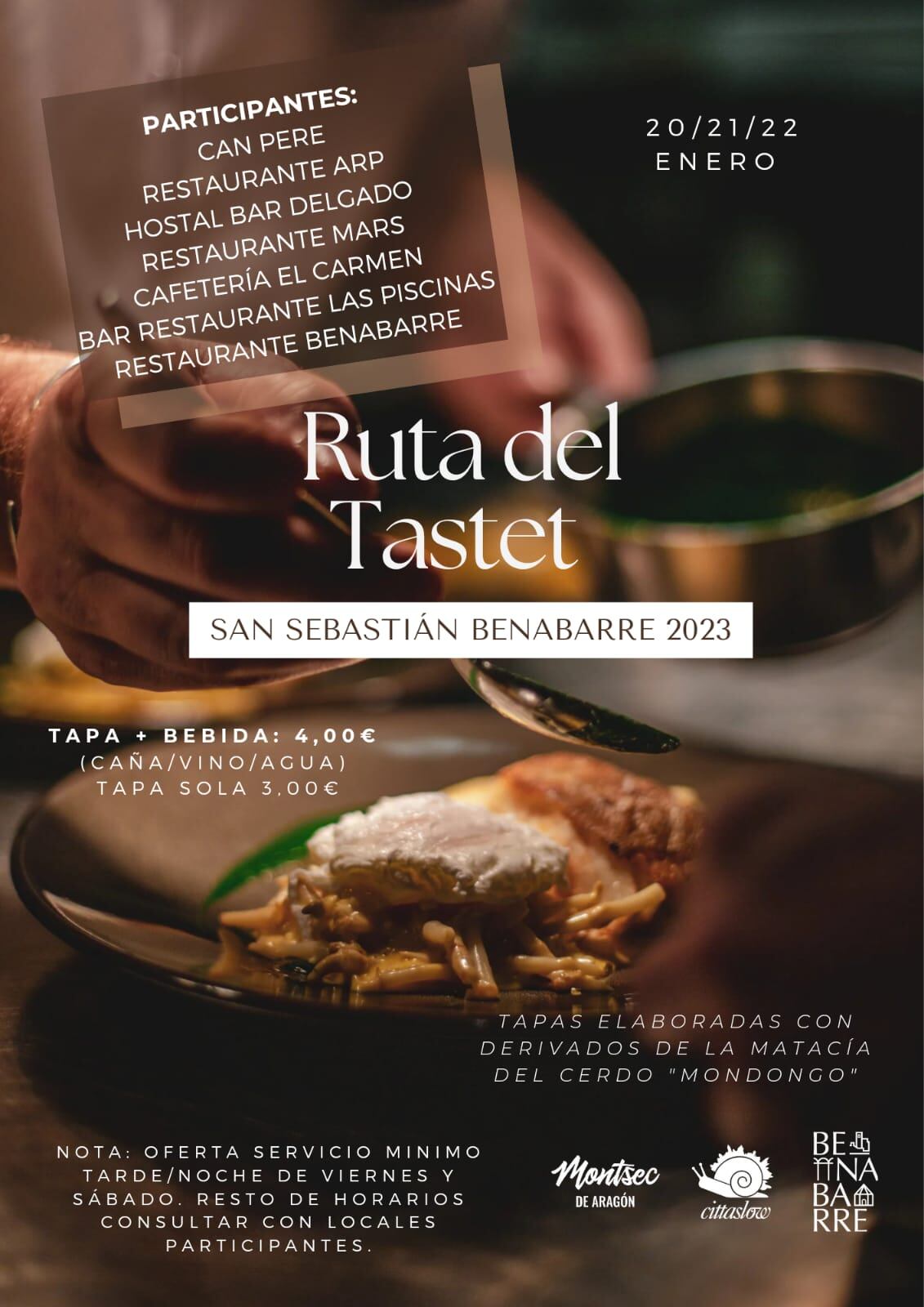 Cartel Ruta del Tastet Benabarre 2023