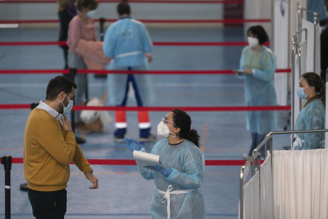 Vacunación en Los Bermejales