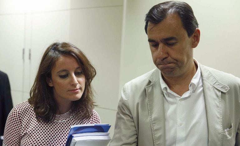 El vicesecretario de Organización del PP Fernando Martínez-Maillo y la vicesecretaria de Estudios y Programas del PP Andrea Levy.