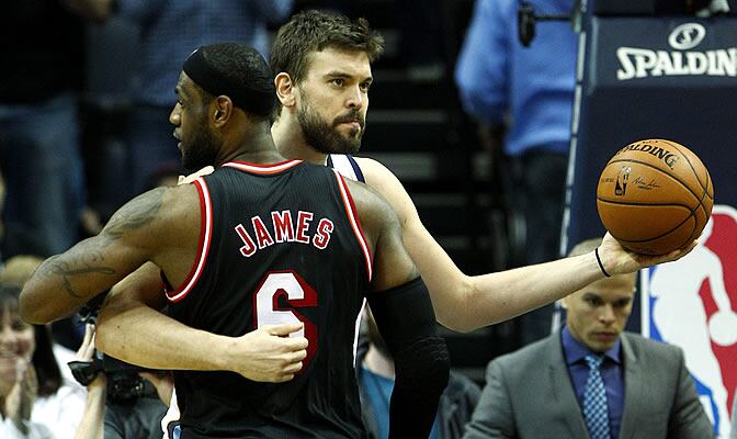 Marc Gasol, junto con Lebron James