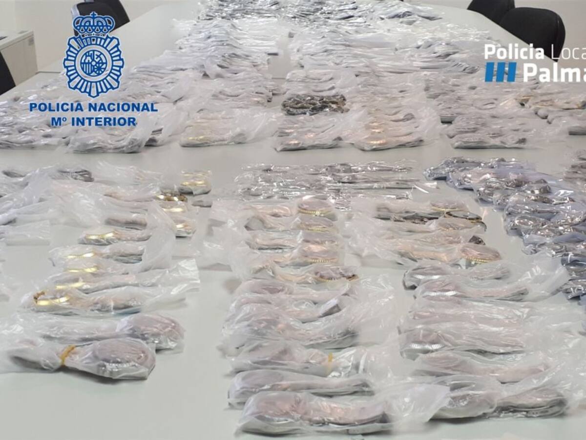 Dos detenidos en Palma por introducir relojes de imitación para venderlos