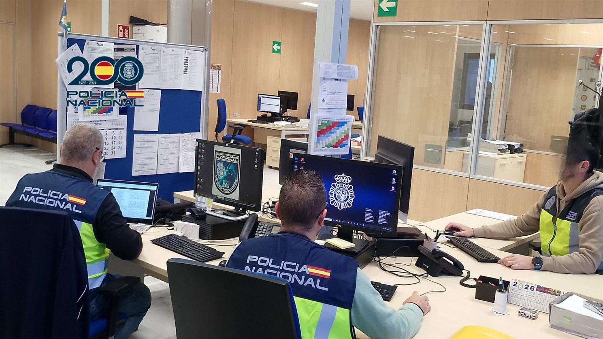 Interior de la Comisaría de la Policía Nacional en Jerez de la Frontera (Cádiz)