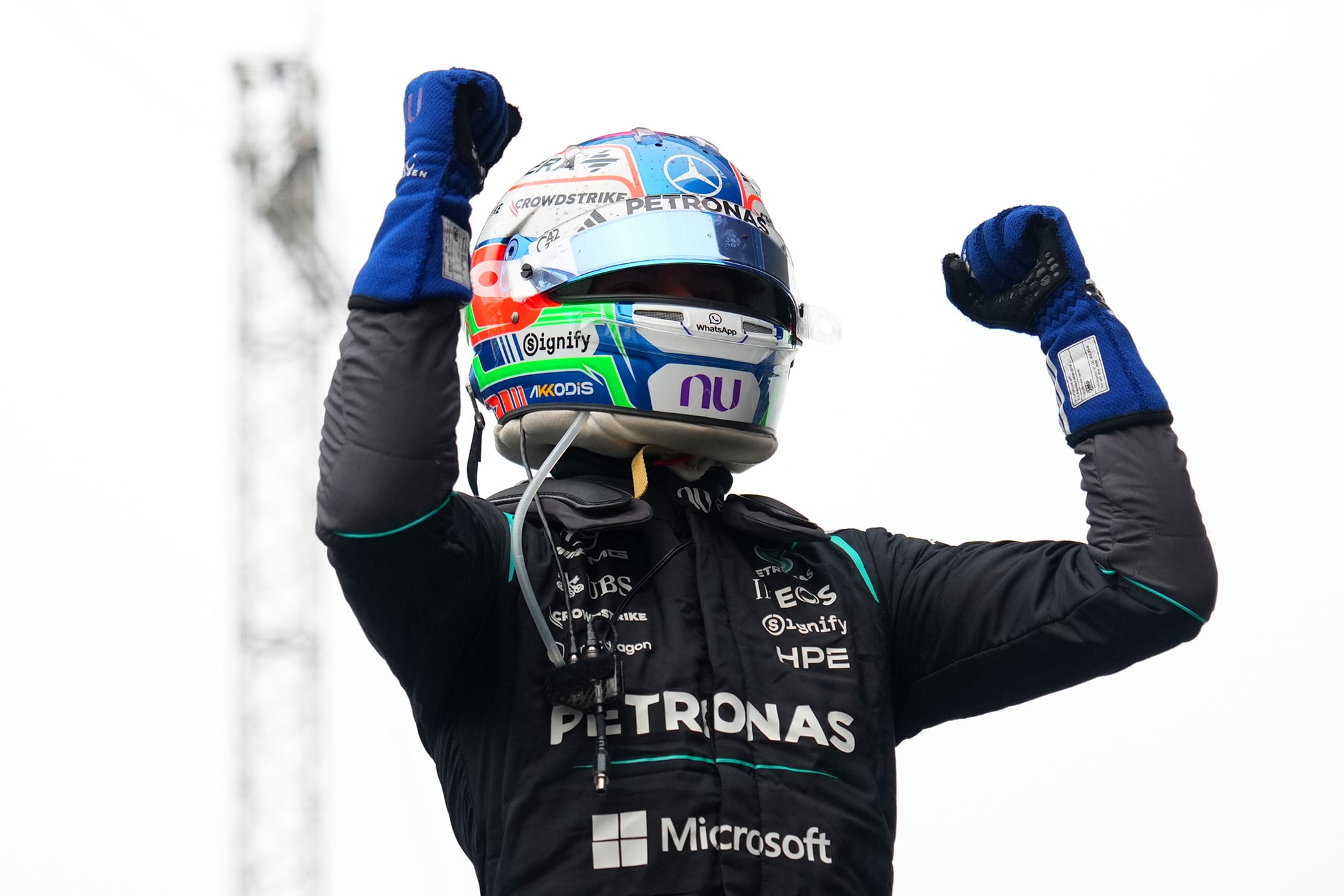 Kimi Antonelli celebra su primera victoria en el GP de China