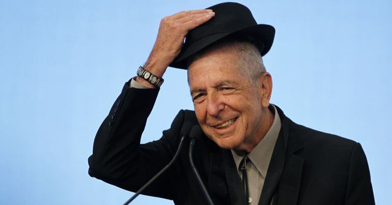 El música Leonard Cohen en una imagen de 2012.