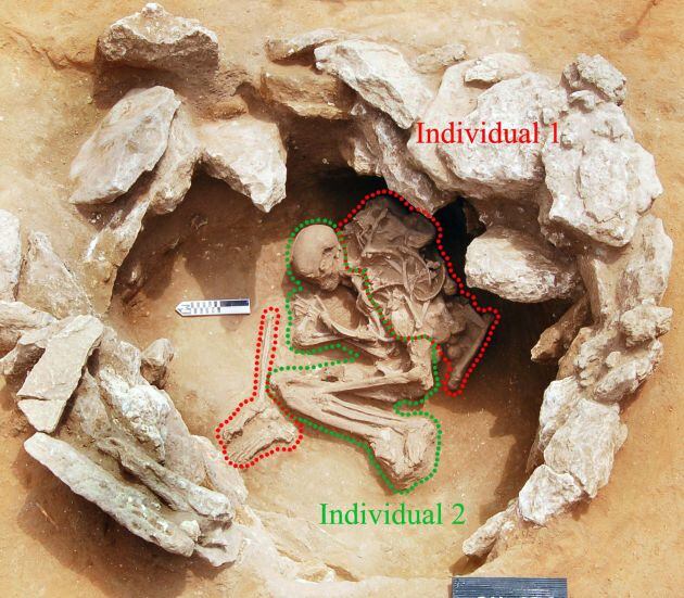 Fotografía cedida por el profesor de Prehistoria de la Universidad de Cádiz, Eduardo Vijande