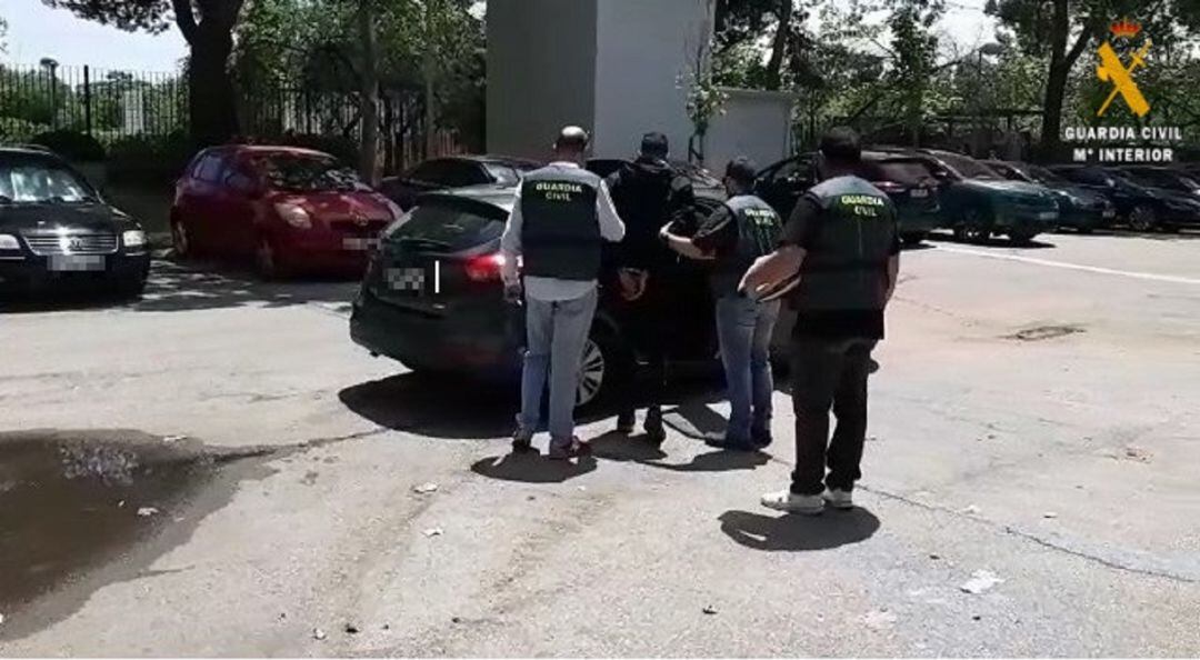 Detección realizada por la Guardia Civil.