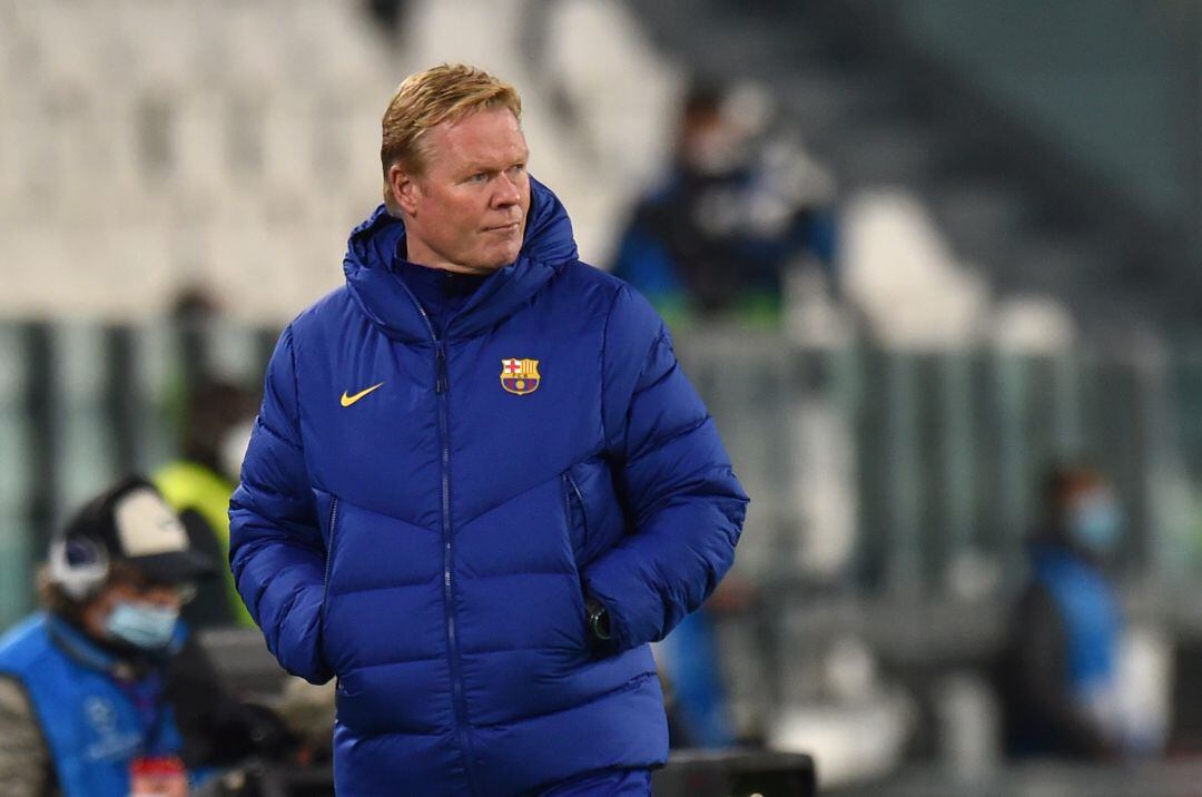 Koeman, durante el partido contra la Juventus. 