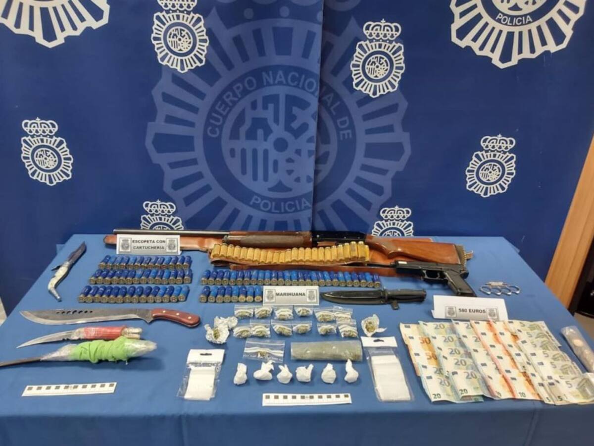 La Policía Nacional desarticula un punto de venta de droga en Las Viudas