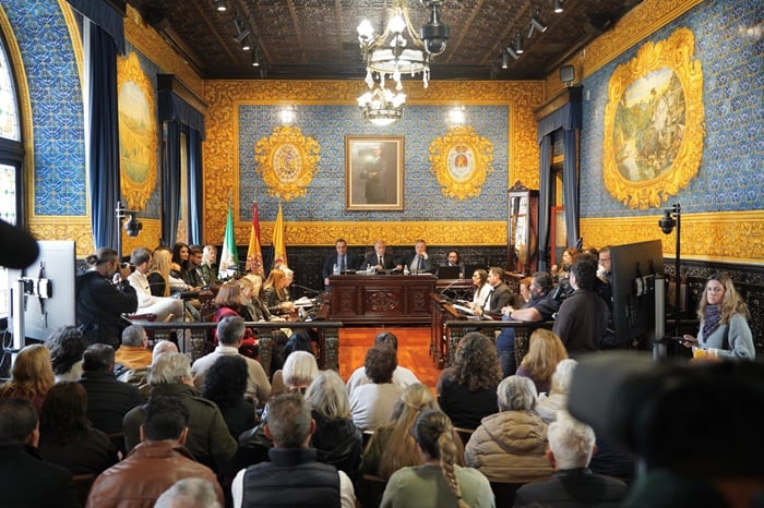 Un momento del pleno de hoy