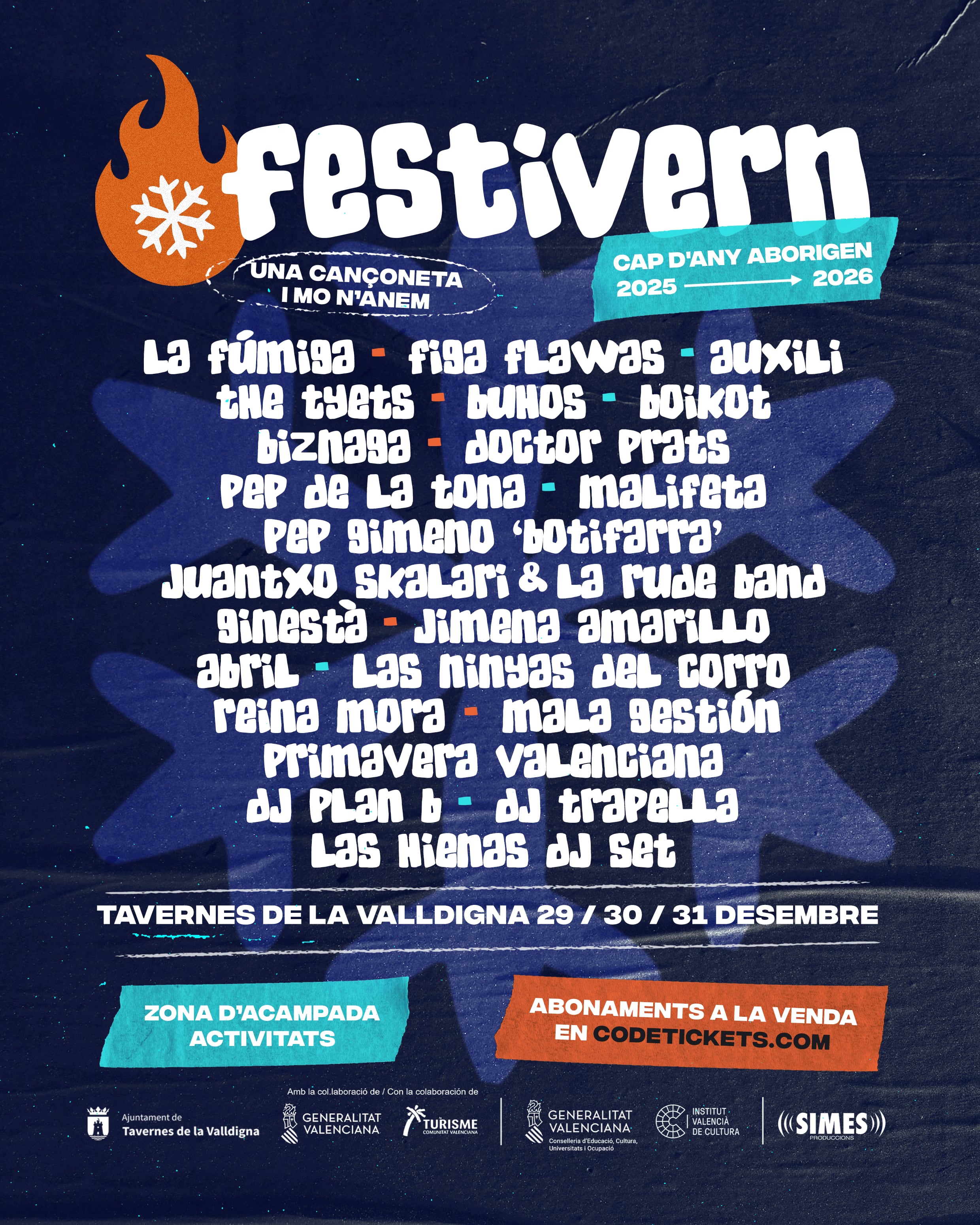 Cartel completo del Festivern 2025.