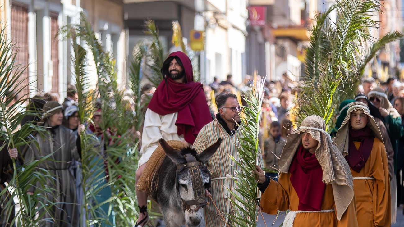 La Procesión de las Palmas ha recorrido diferentes calles de la ciudad