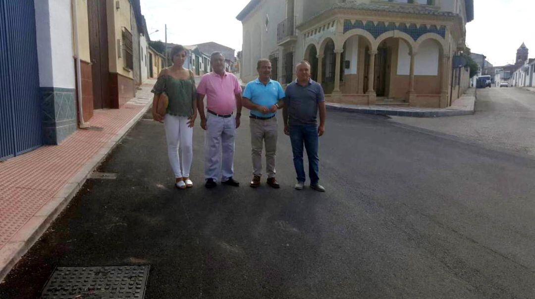 José Castro y Manuel Jesús Raya visitan las obras.