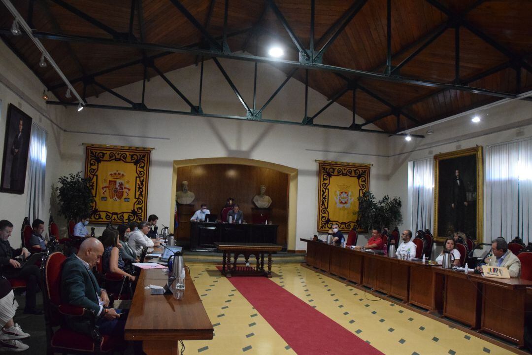 Imagen del pleno celebrado hoy en la Estación de Madrid, en Linares