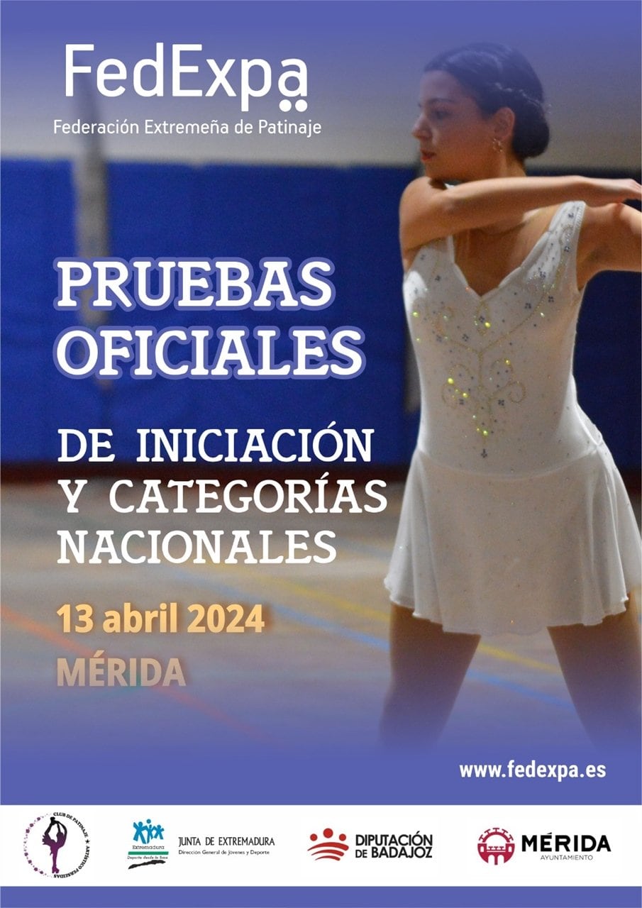 Cartel Pruebas Oficiales Patinaje