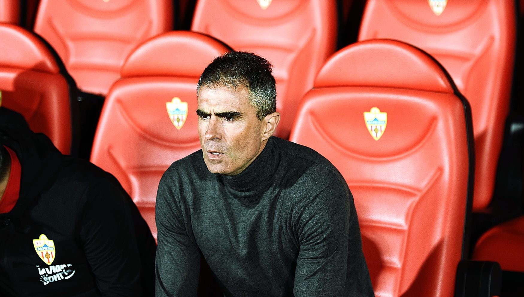 Garitano cumplió 17 partidos al frente del Almería y no logró ganar.