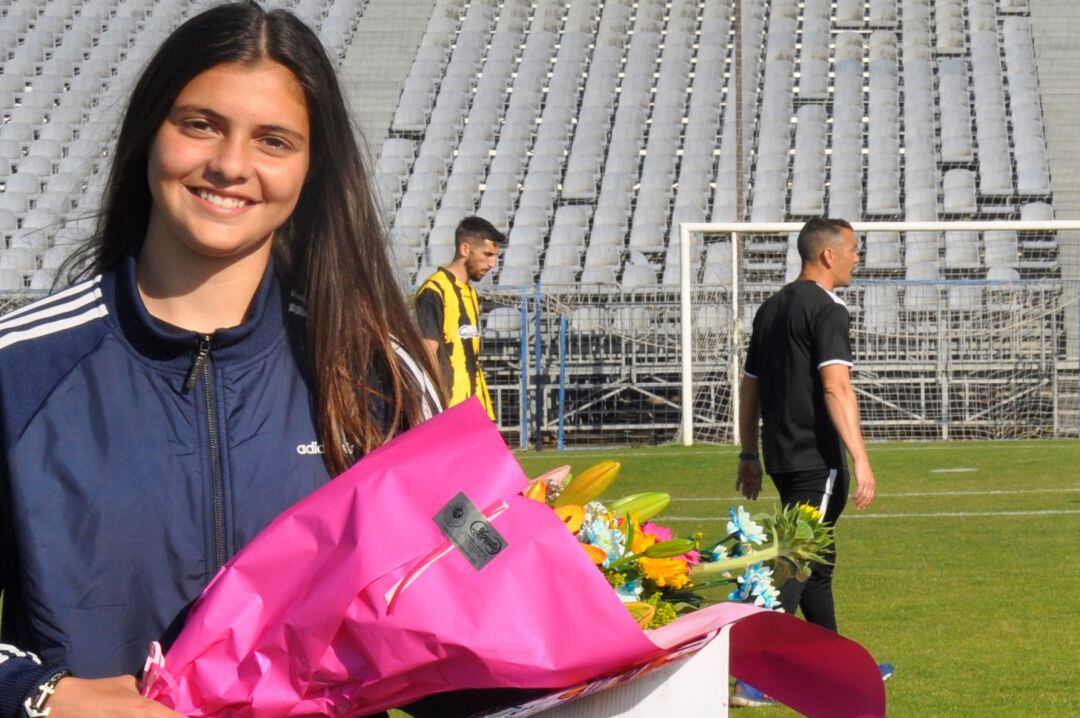 Teresa Mérida durante un homenaje que recibió en La JUventud el año pasado