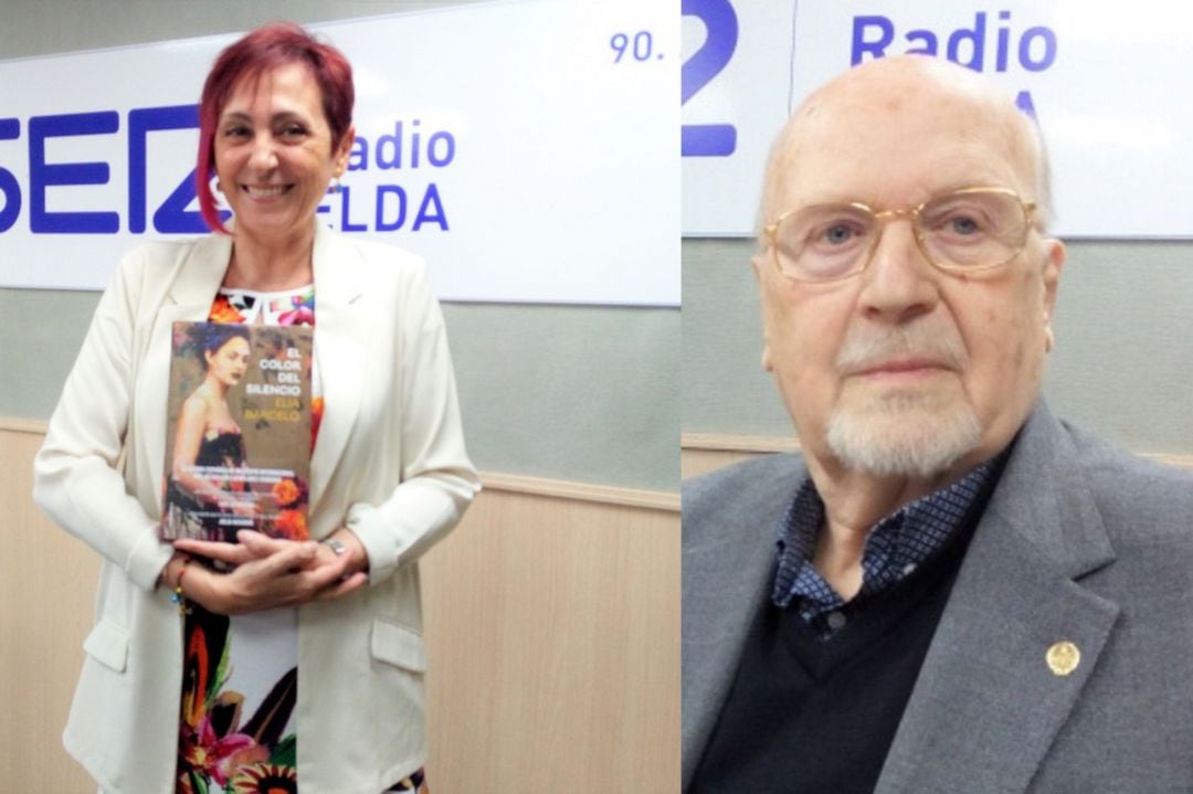 Elia Barceló y Antonio Porpetta en Radio Elda Cadena SER