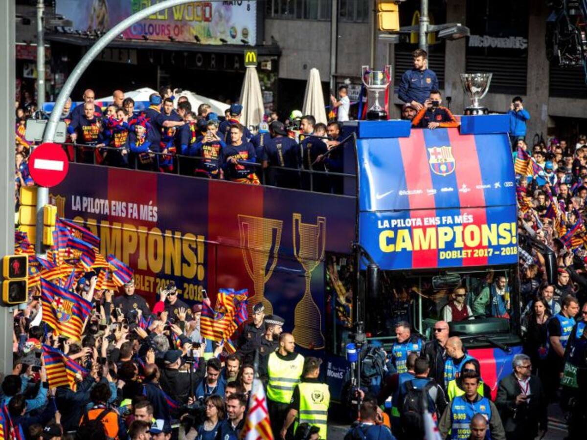 Las mejores imágenes de la celebración del Barcelona
