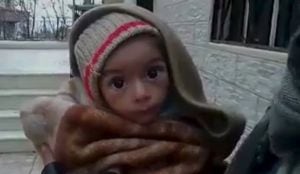 Un bebé en la localidad siria de Madaya