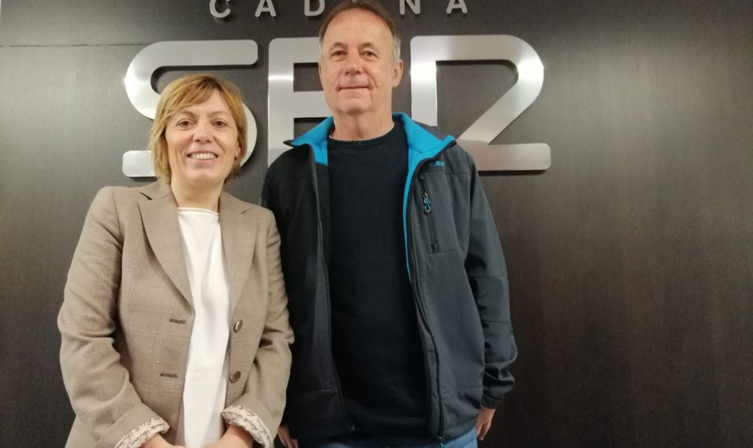 Miren Larrion y Kike Fernandez de Pinedo