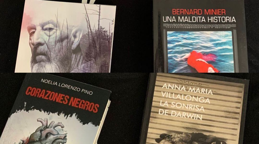 Portadas de los libros finalistas al X Premio Tormo Negro Masfarné.