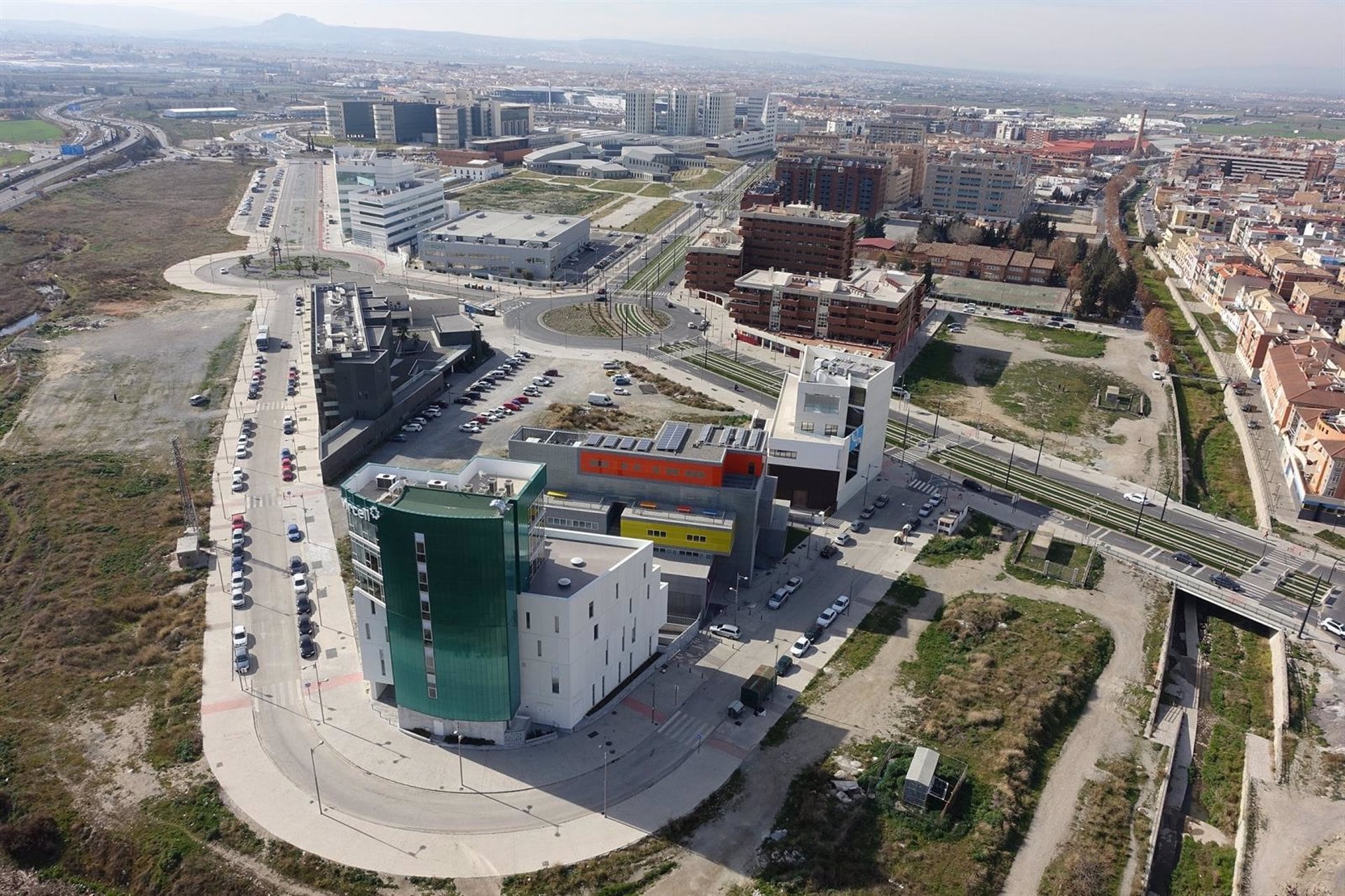 Vista aérea del PTS de Granada