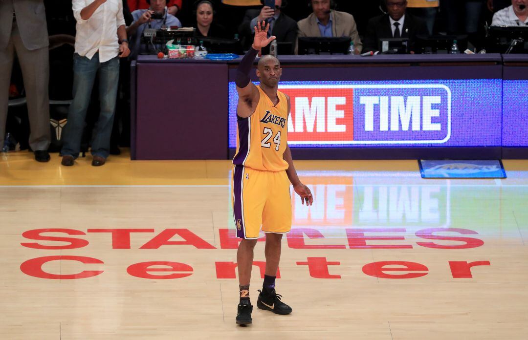 Kobe Bryant durante su último partido.