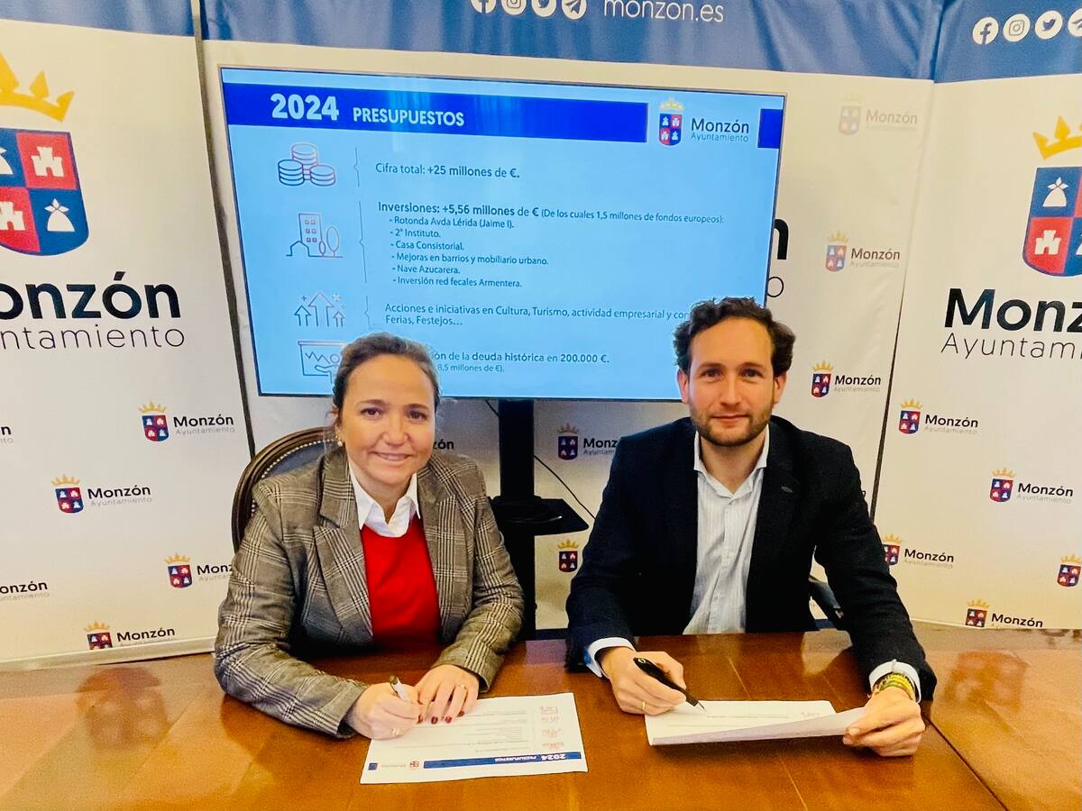 El presupuesto del Ayuntamiento de Monzón ascenderá a más de 25 millones de euros en 2024