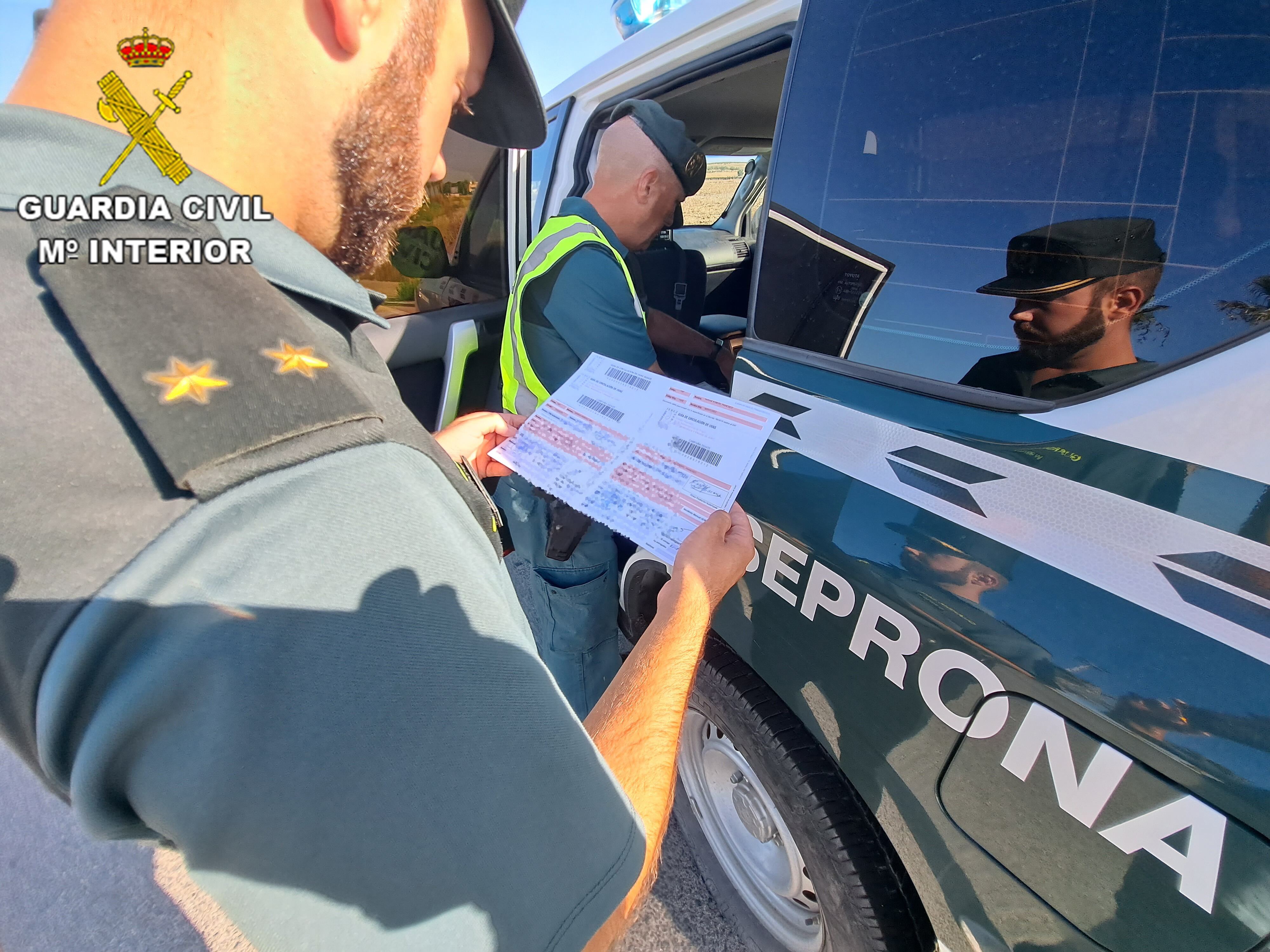 Controles de la Guardia Civil con motivo de la Vendimia en Jerez