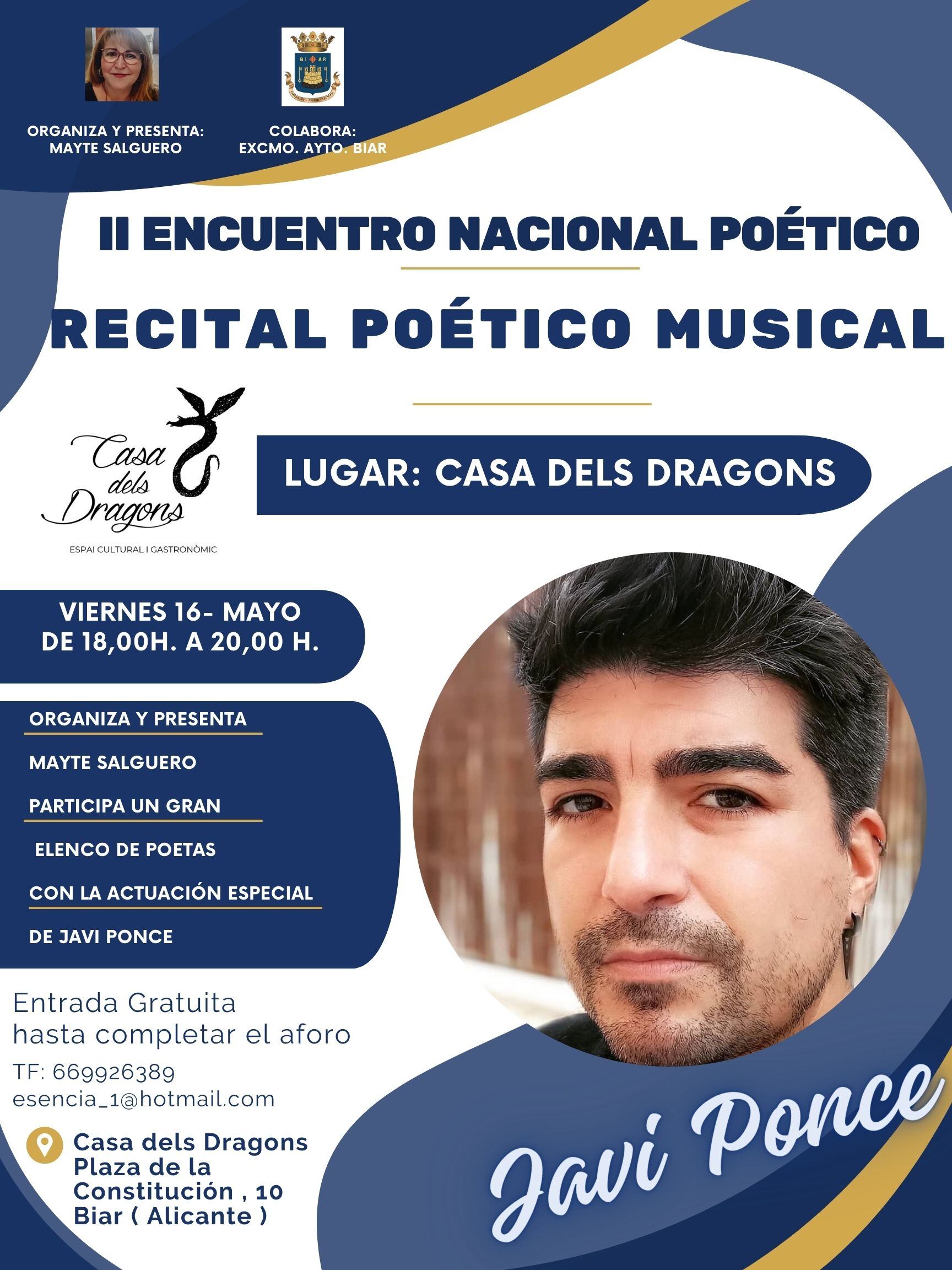 II Encuentro Nacional Poético en Biar