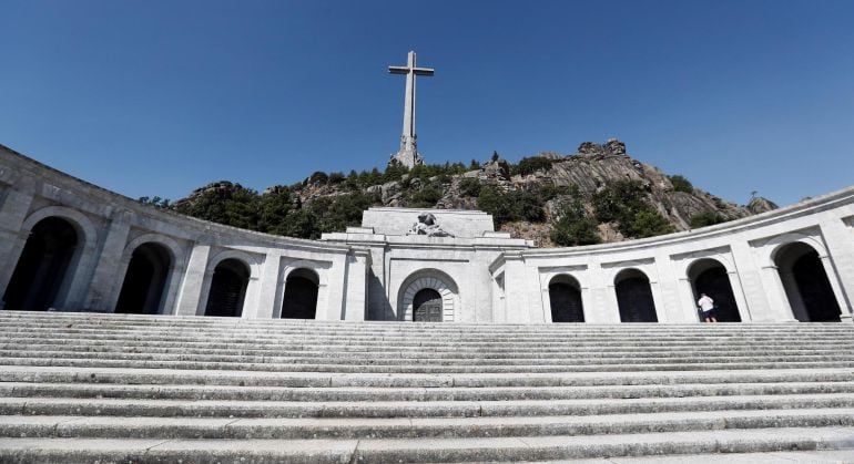 Vista de la explanada del Valle de los Caídos