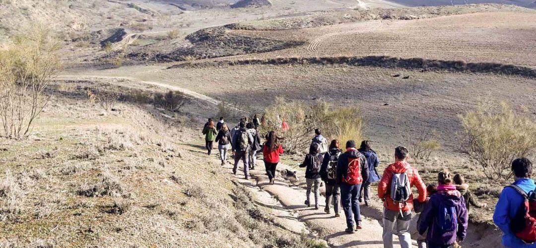 Ruta senderista en Paracuellos de Jarama