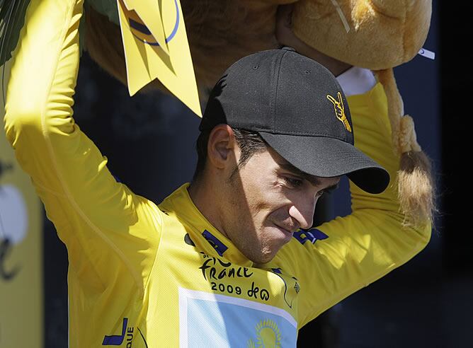 Contador celebra su triunfo