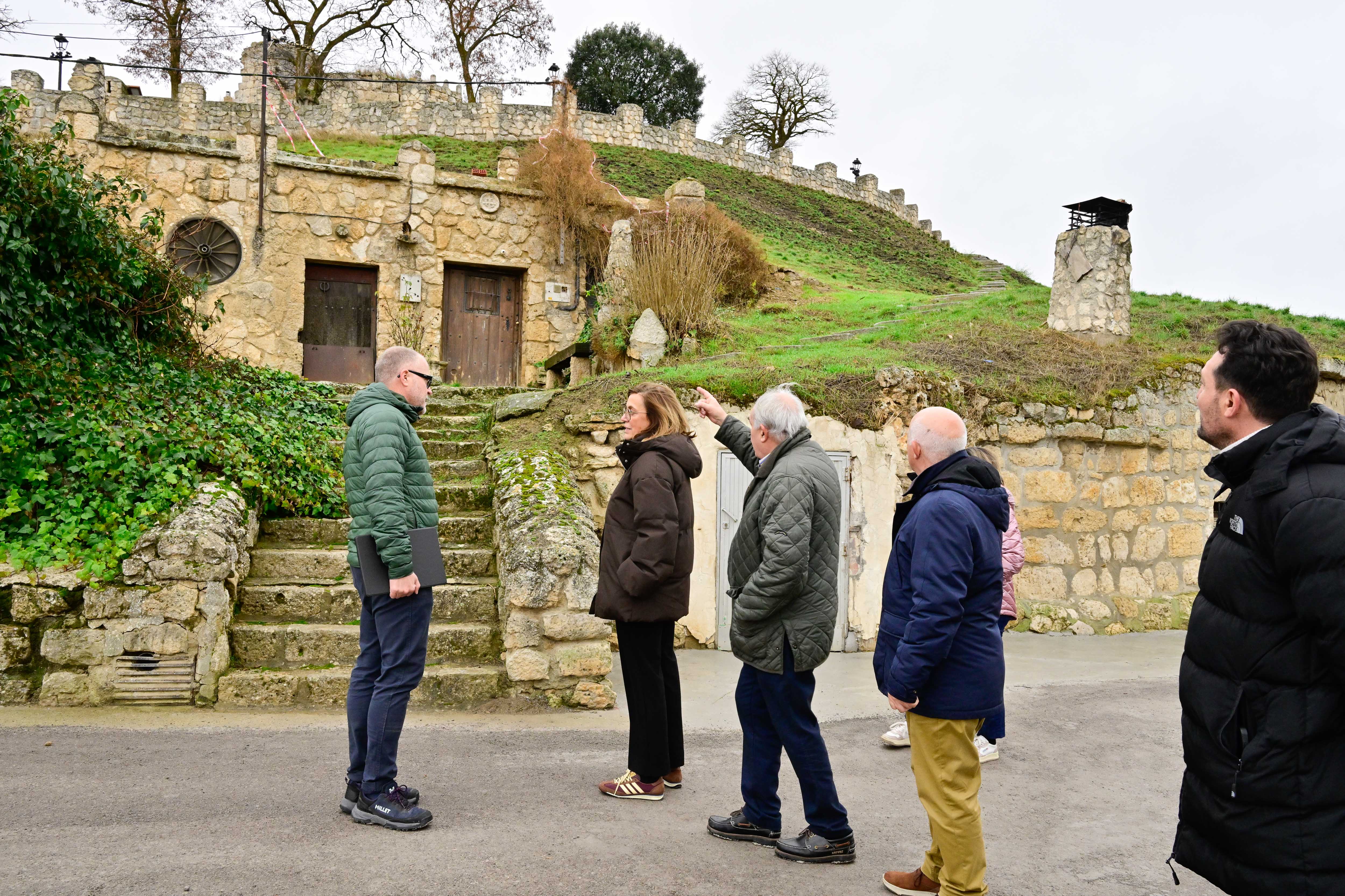 Visita barrio bodegas Astudillo. Plan Sostenibilidad del Cerrato