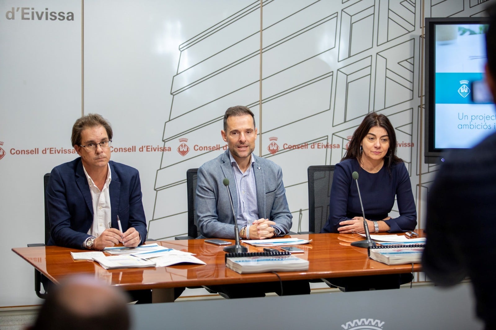 Un momento durante la presentación de los presupuestos