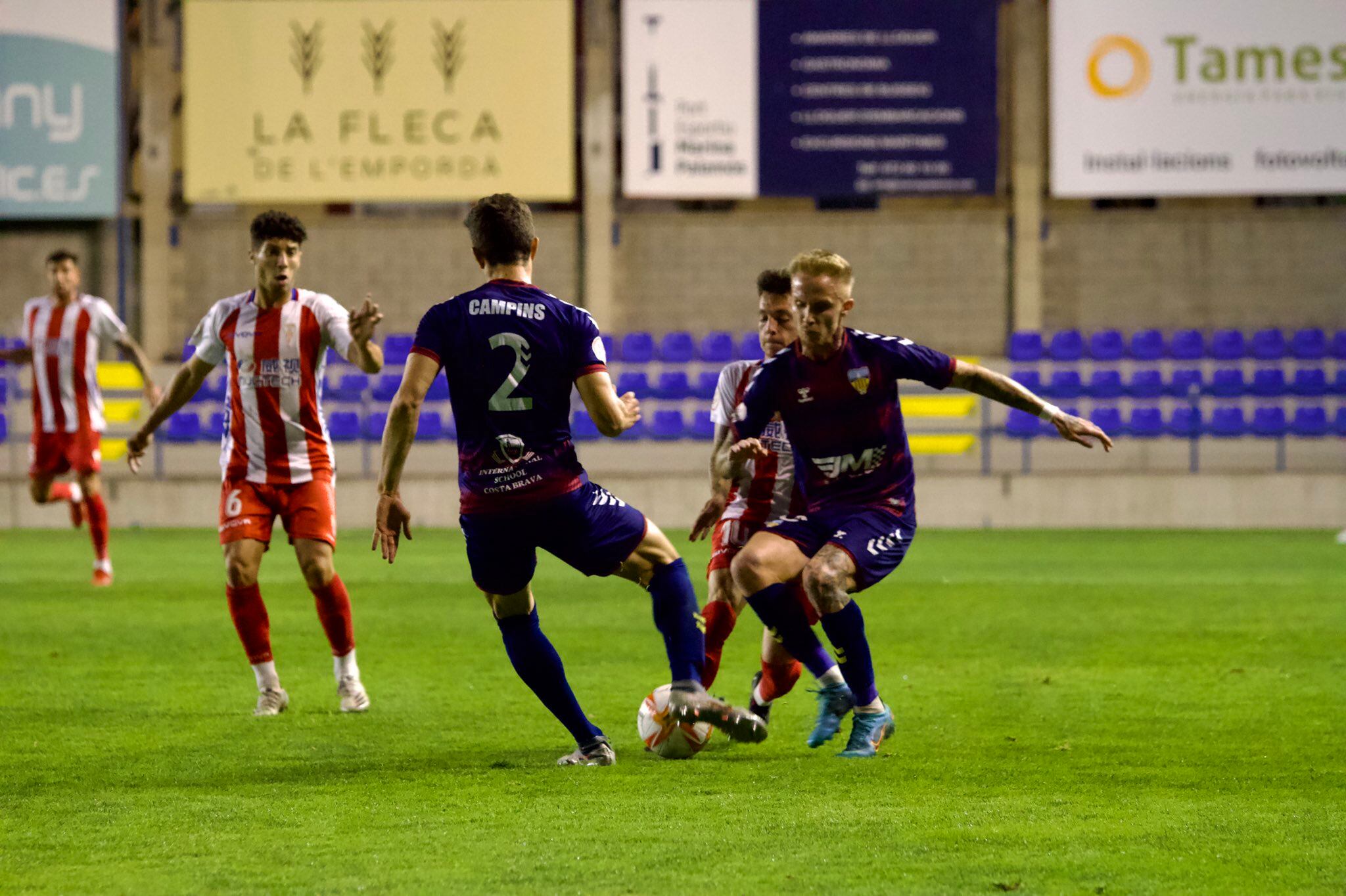 Un momento del partido