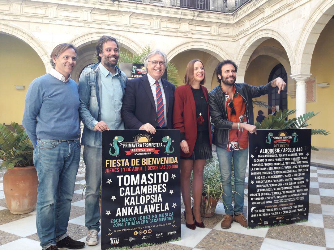 Presentación del Primavera Trompetera Festival en el Ayuntamiento de Jerez