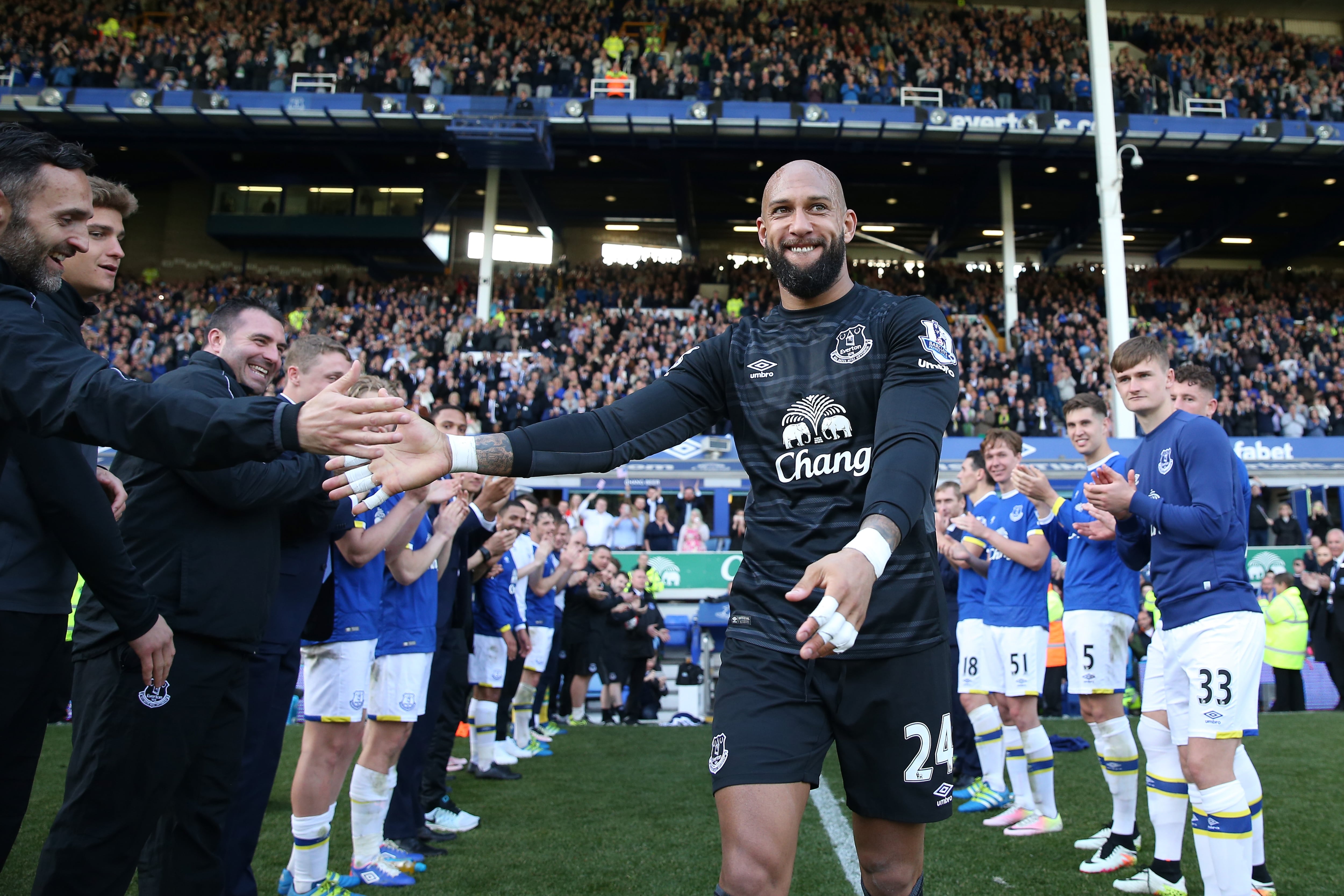 Tim Howard en el Everton