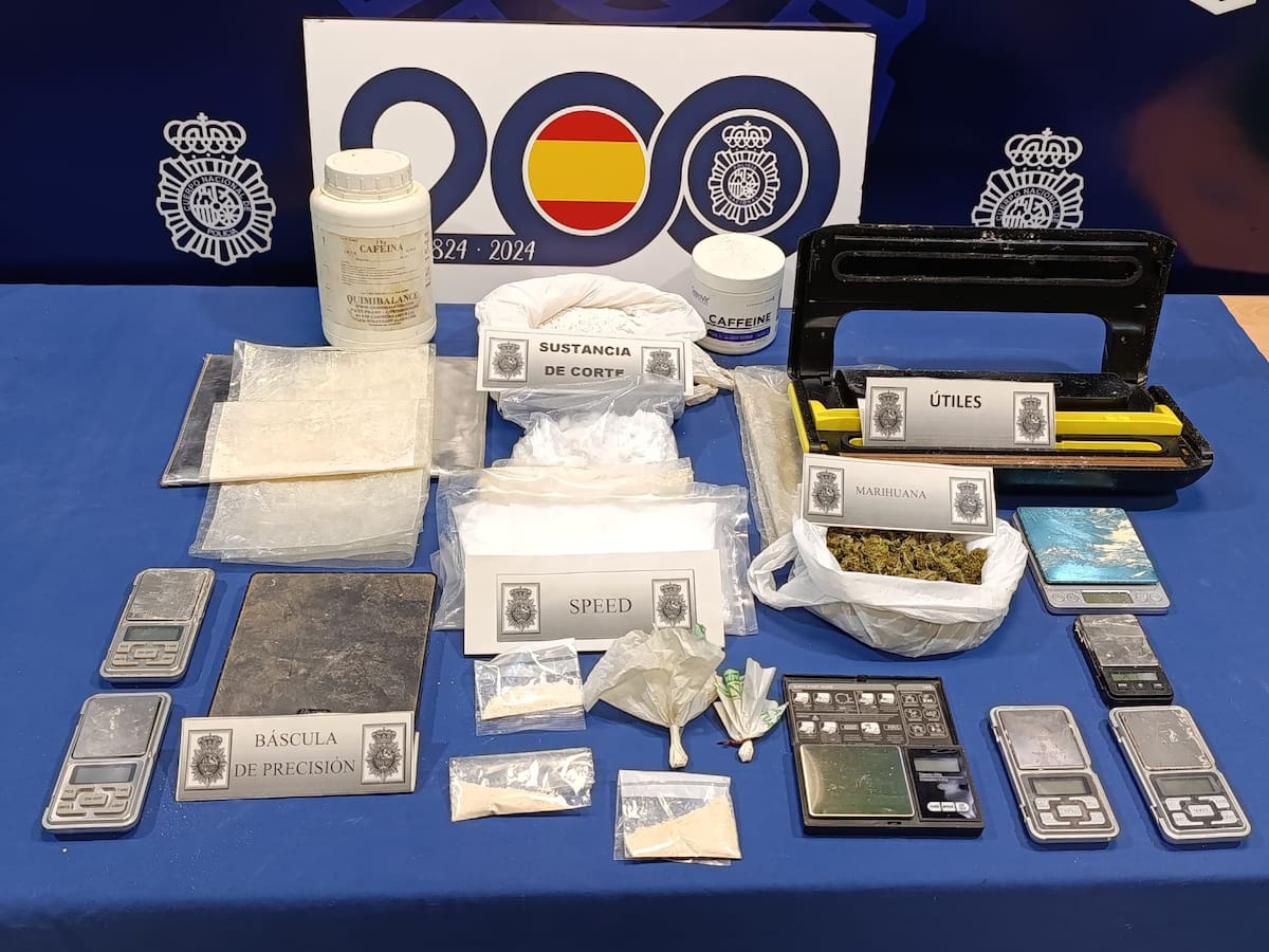 La Policía Nacional acaba con un punto de venta de droga en Pajarillos