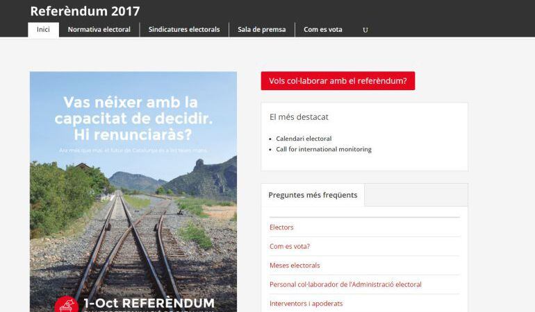 La nueva web es idéntica a las anteriores.