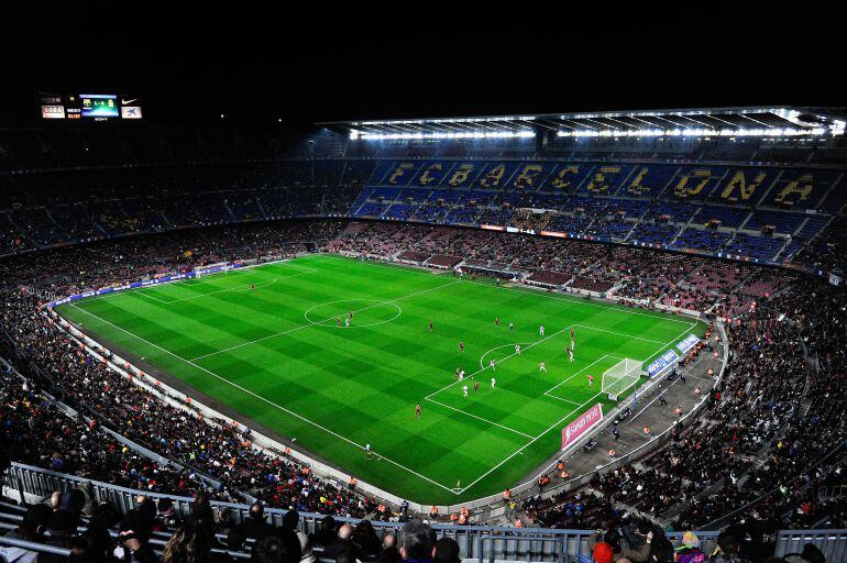 Vista panorámica del Camp Nou