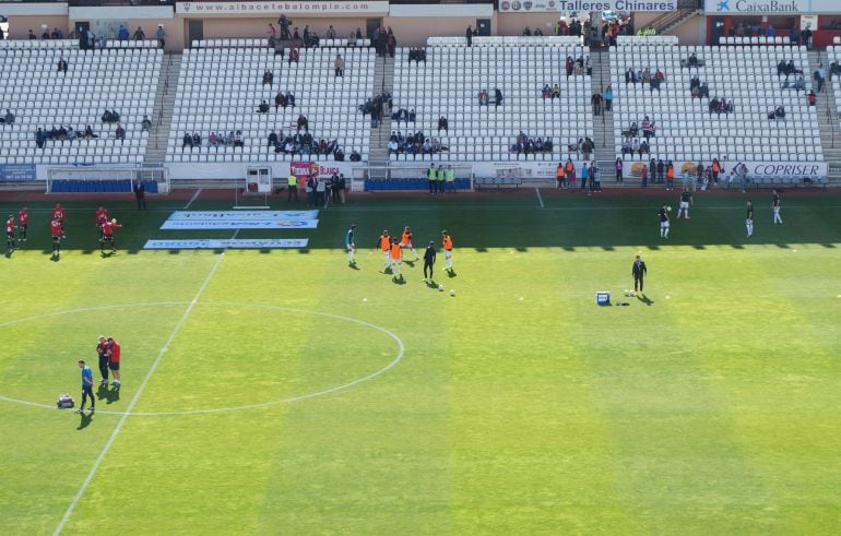 Imagen de archivo de un partido del Albacete Balompié