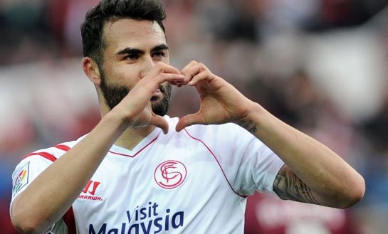 Vicente Iborra, en el partido ante el Córdoba.