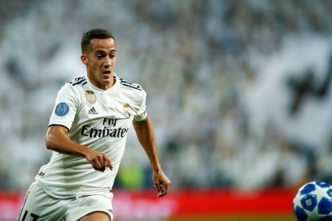 Lucas Vázquez, durante un partido