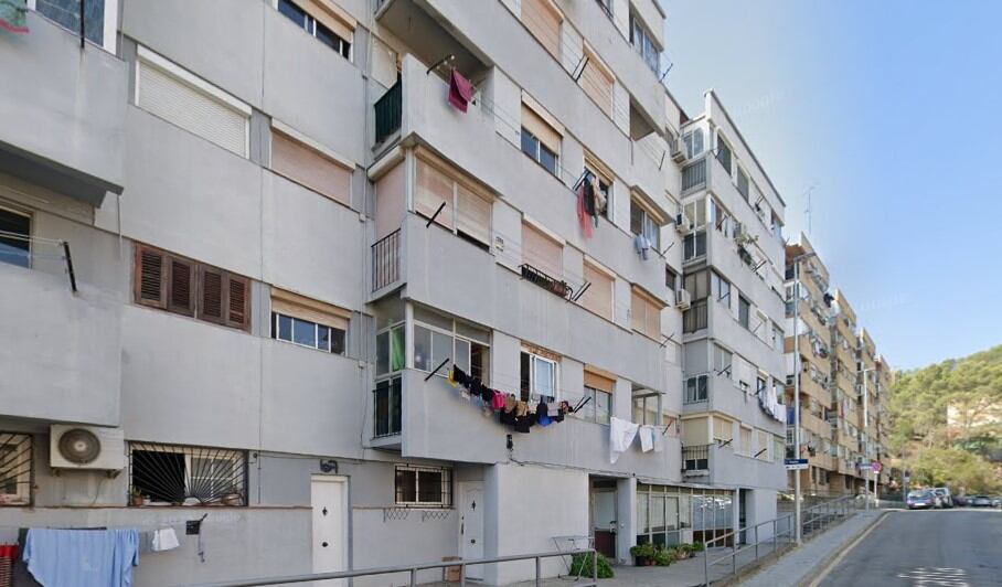 Pisos en la calle Perafita del distrito de Nou Barris de Barcelona.