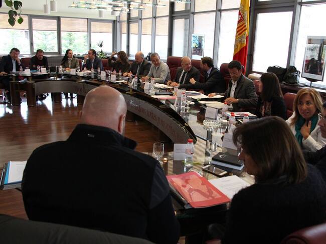 Un moment de la reunió de cònsols celebrada a Canillo